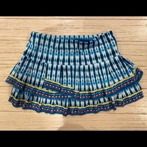 Bohemian Pleat Tier Skirt